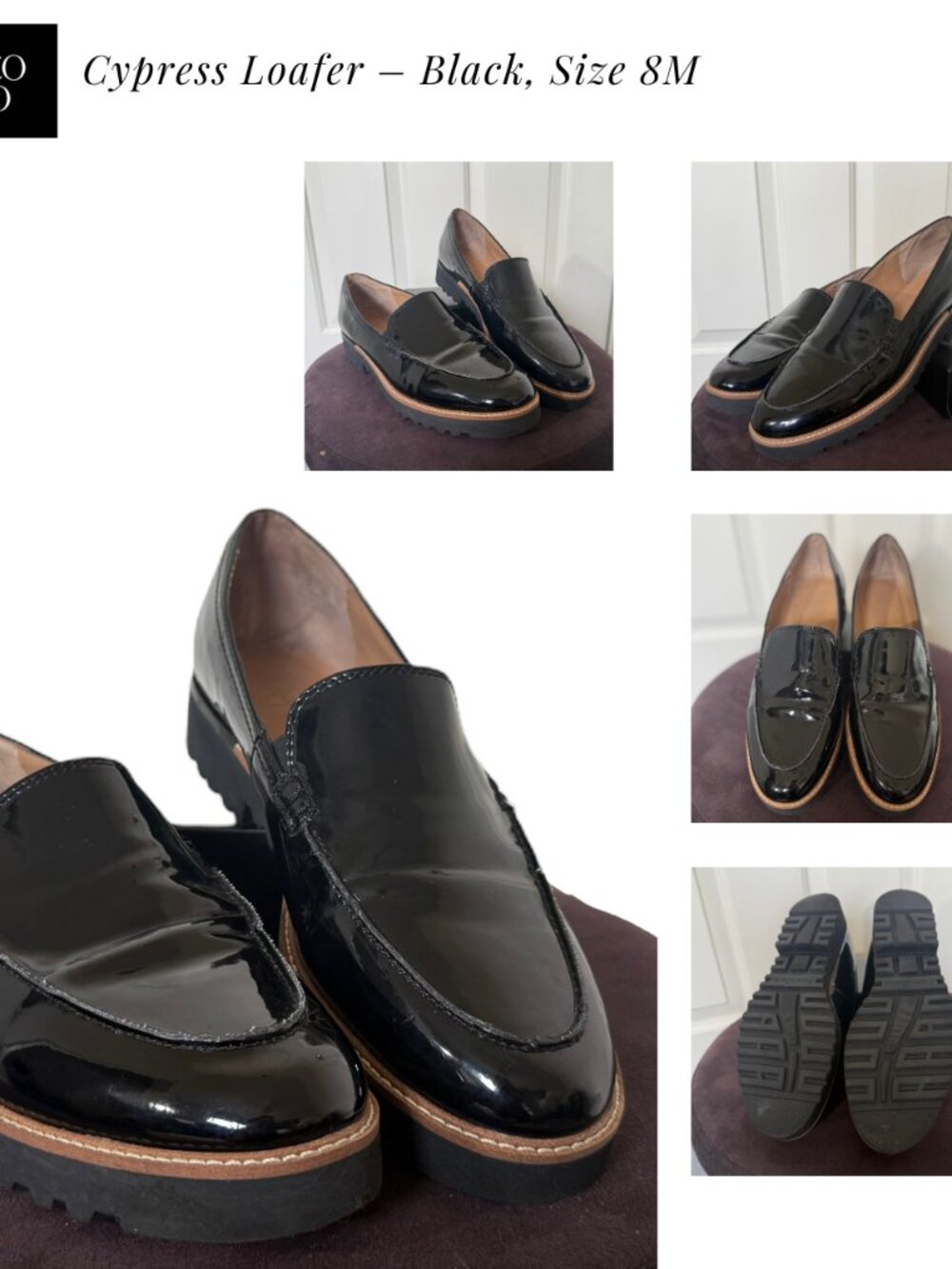 Franco Sarto Cypress Loafer – Black, Size 8M - Picture 4 of 4